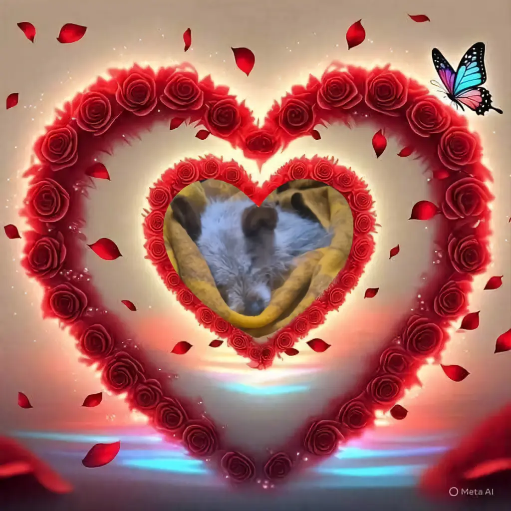 Condolence image of Dobrej Nocki🫶🫶🫶💋💋💋Kochana❤️❤️❤️Śnieżynko❤️🐕⭐️🫶🫶🫶💋💋💋