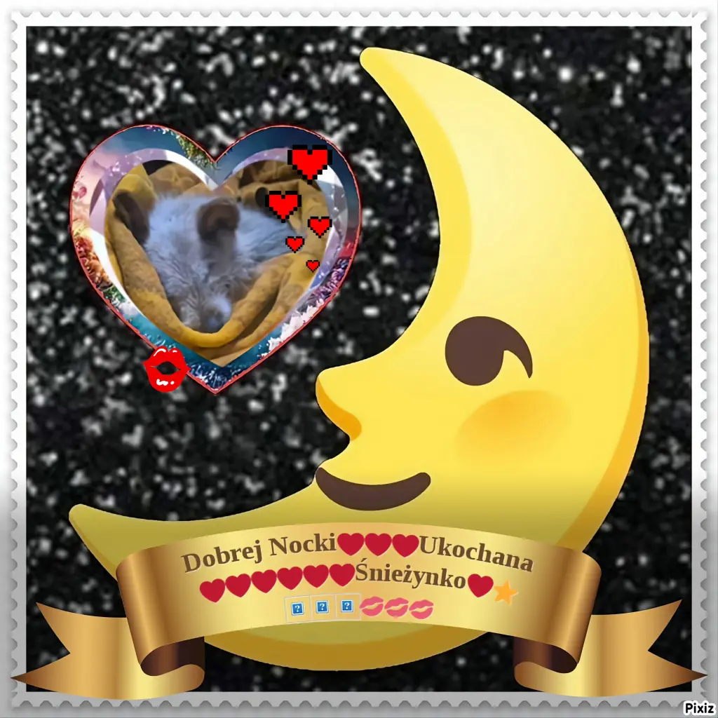 Condolence image of Dobrej Nocki❤️❤️❤️Ukochana❤️❤️❤️Śnieżynko❤️⭐️🫶🫶🫶💋💋💋