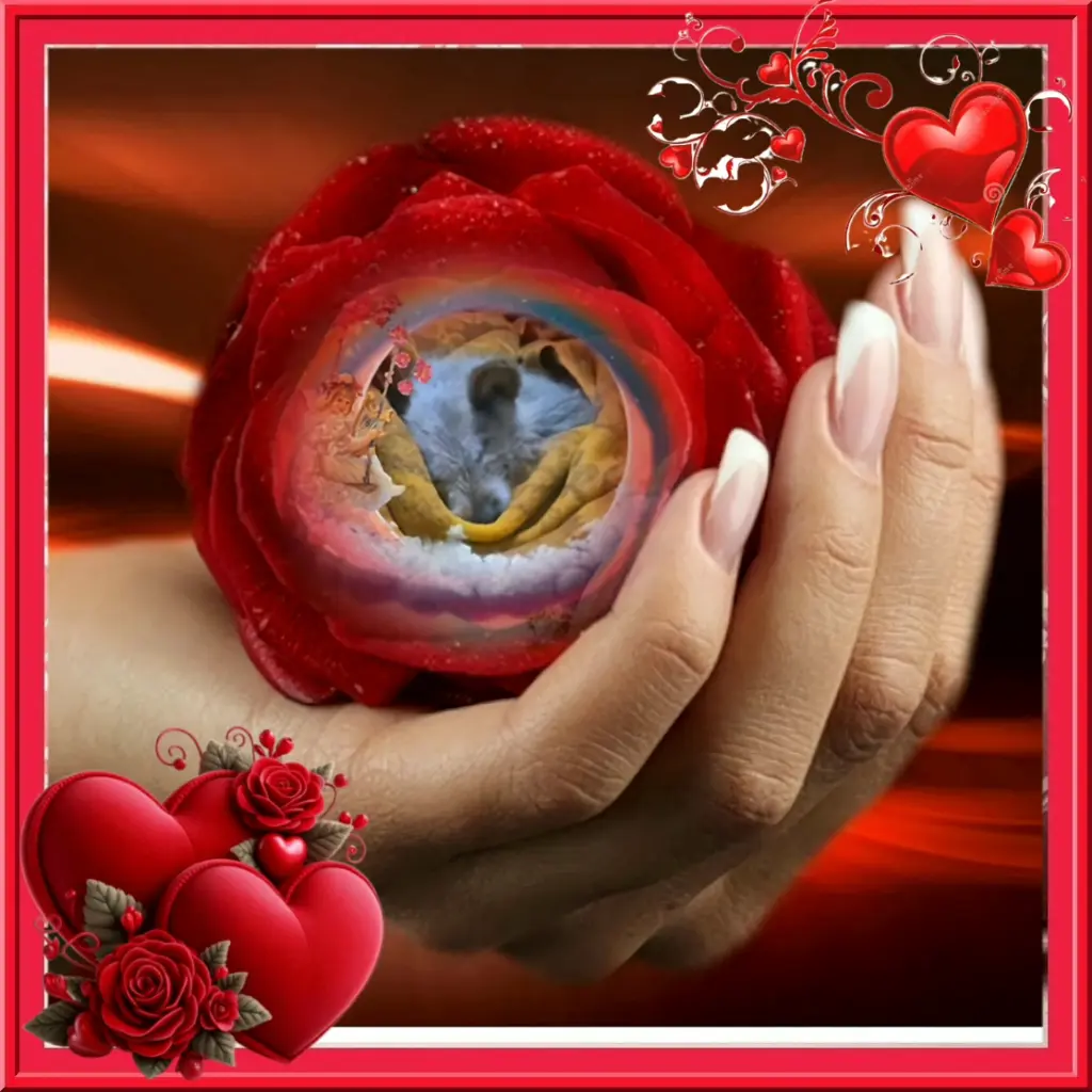 Condolence image of Dobrej Nocki💚🩷💙Ukochana❤️❤️❤️Śnieżynko❤️⭐️🫶🫶🫶💋💋💋