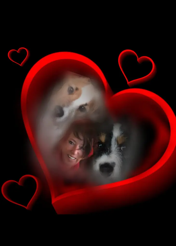 Und Pauli mit seiner Schwester, die kleine Toni