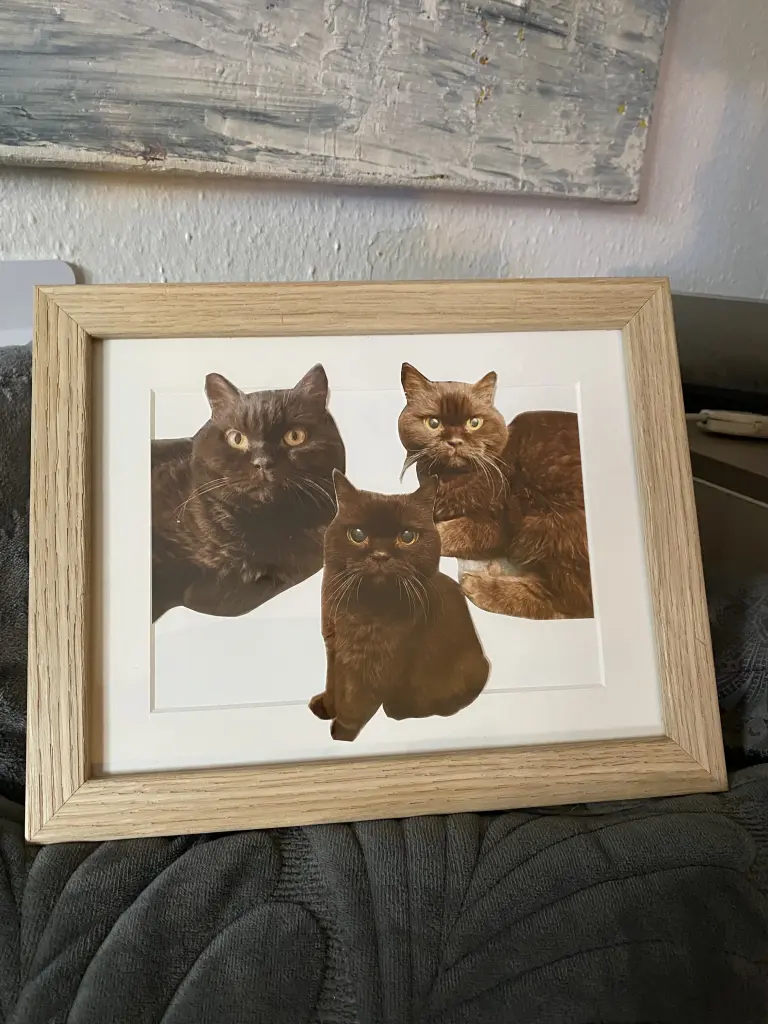 Ares‘ letzter Gruß als Gedenk-Bilderrahmen