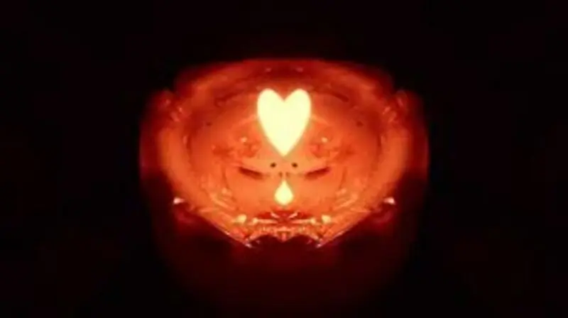 Andachtsbild von Ilse mit ihren geliebten Sternlein im Herzen