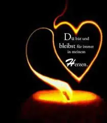 Andachtsbild von Brigitte mit Nelly, Benny und Axel im Herzen