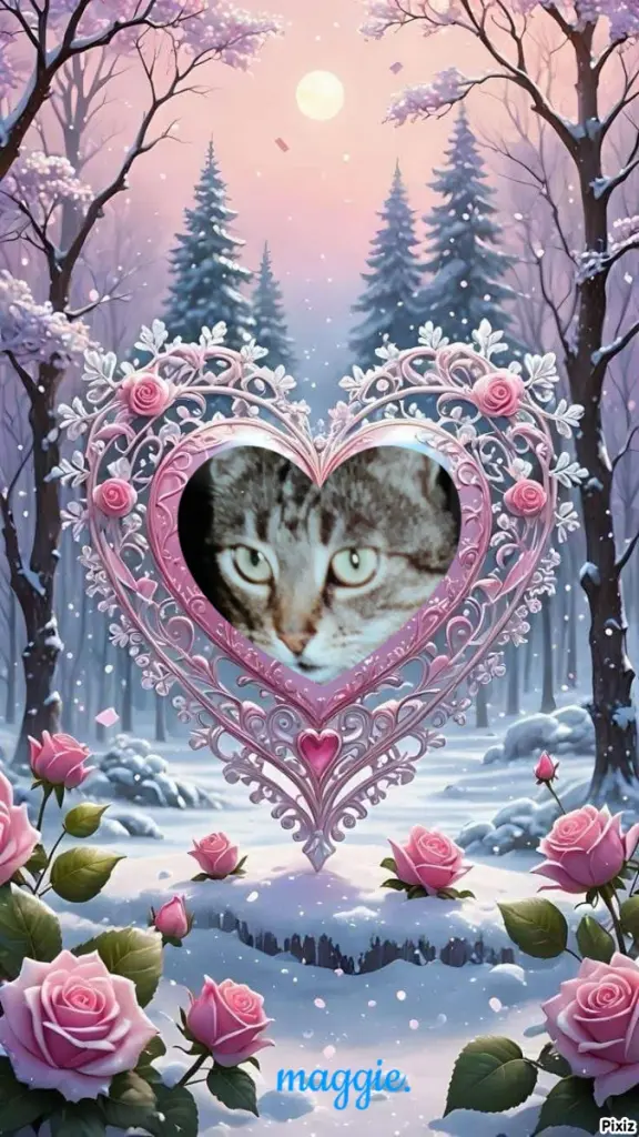 Andachtsbild von Tanja mit Timmy im Herzen 