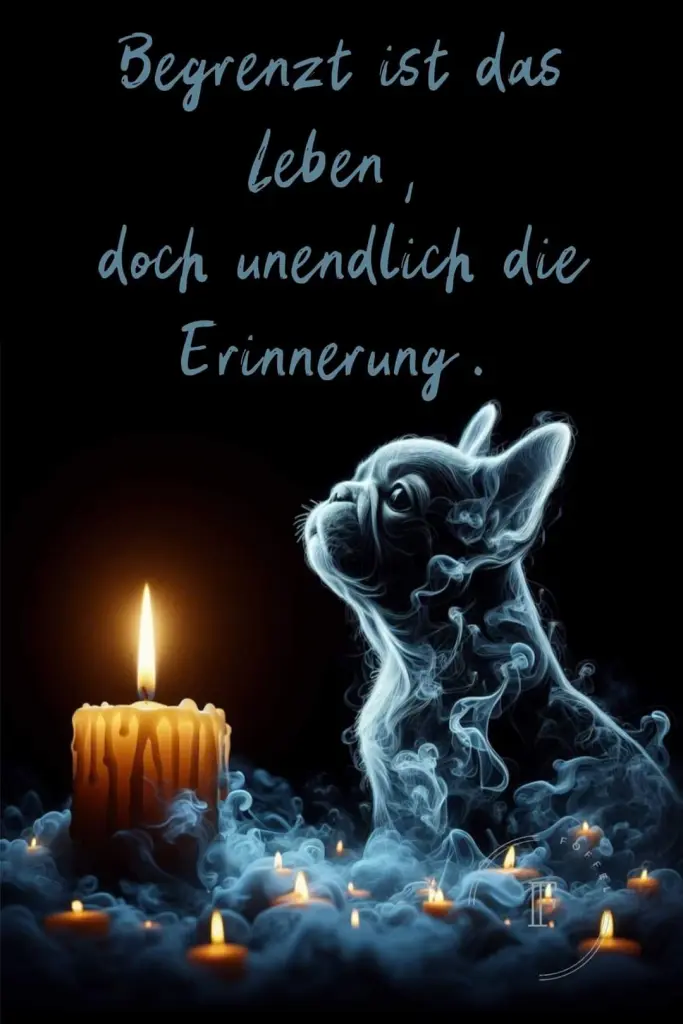 Condolence image of Deine dich immer liebende Mama