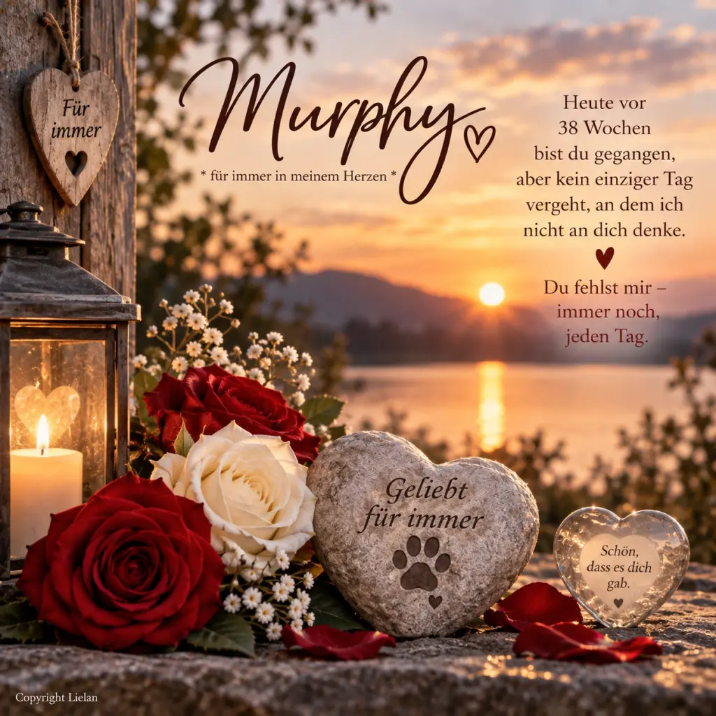 Condolence image of Deine dich immer liebende Mama