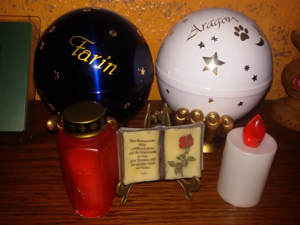 Andachtsbild von Papa und Mama