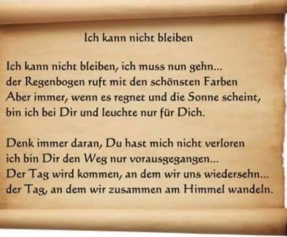 Andachtsbild von Mama und Papa