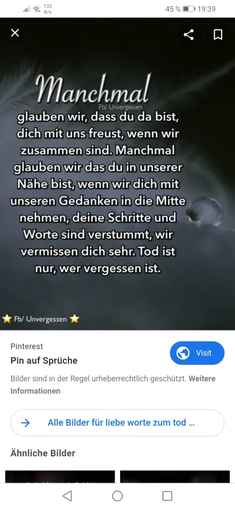 Andachtsbild von Papa u. Mama