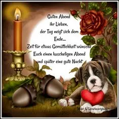 Andachtsbild von Purzel und Oscar