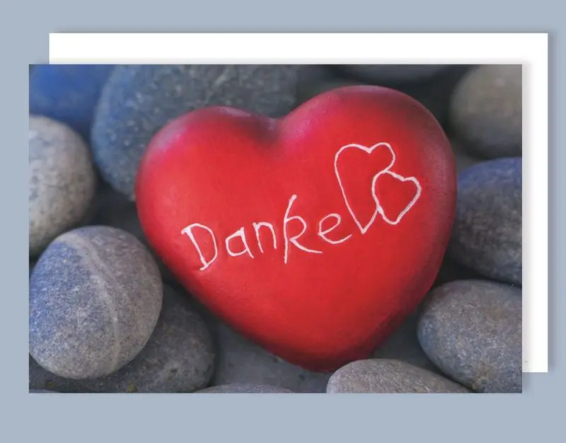 Andachtsbild von Vielen lieben Dank