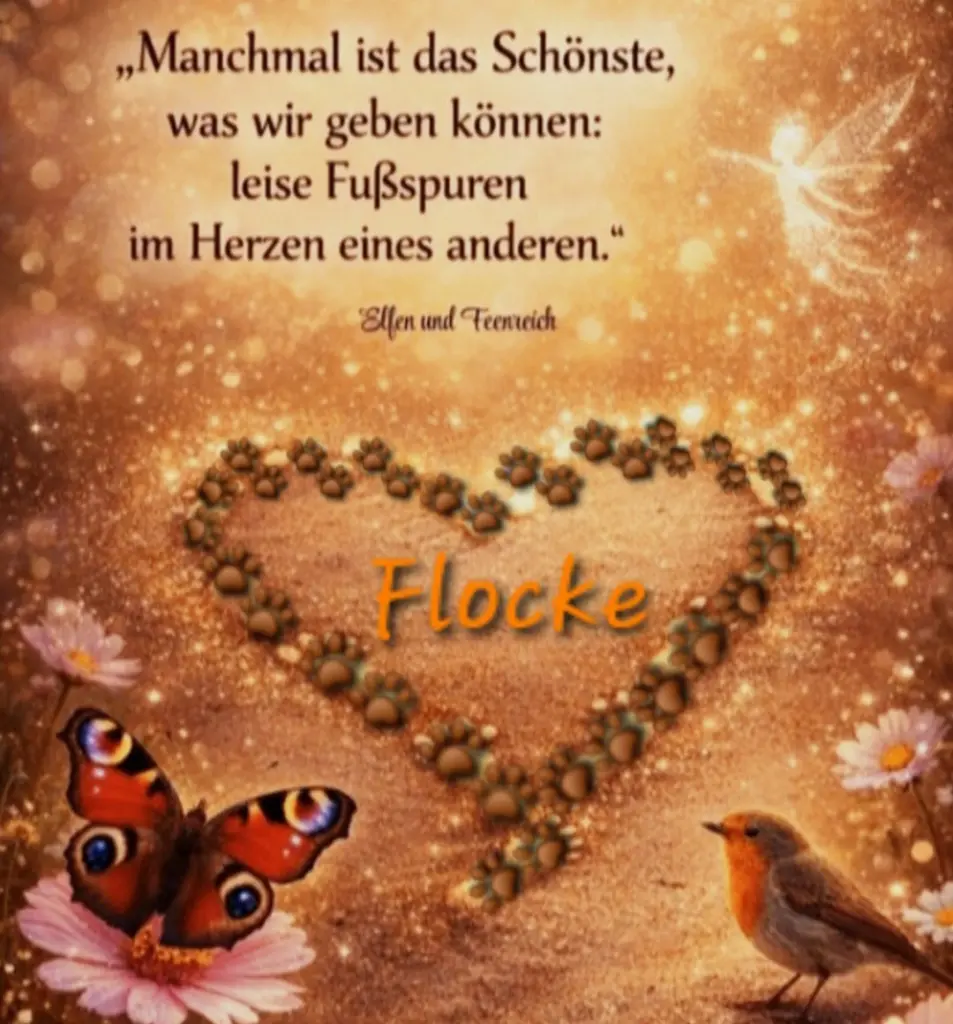 Condolence image of ♥️ Flocke ♥️ für immer im Herzen ❤️