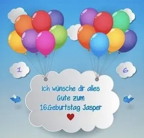 Condolence image of Jaspers Geburtstag im Regenbogenland ♥️