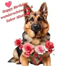 Condolence image of ♥️ Ganz liebe Geburtstagsgrüße ♥️