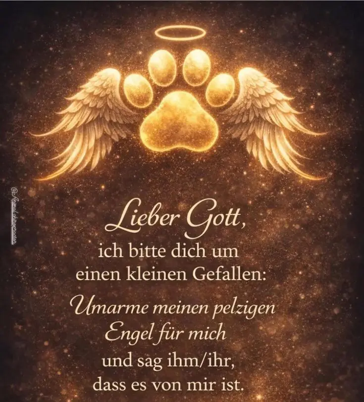 Condolence image of Leuchte hell, kleiner Stern 🫶💕 Your wings were ready, but my heart was not.🐾💗😢😣