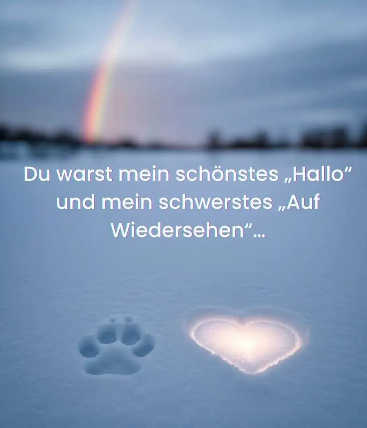 Condolence image of 💞 Gute Nacht meine süße Fellnase 💕🌠🐾 Erwin,wir werden dich immer im Herzen tragen 🥺❤️🫶🌈