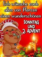 Condolence image of Grüße zum 2. Advent