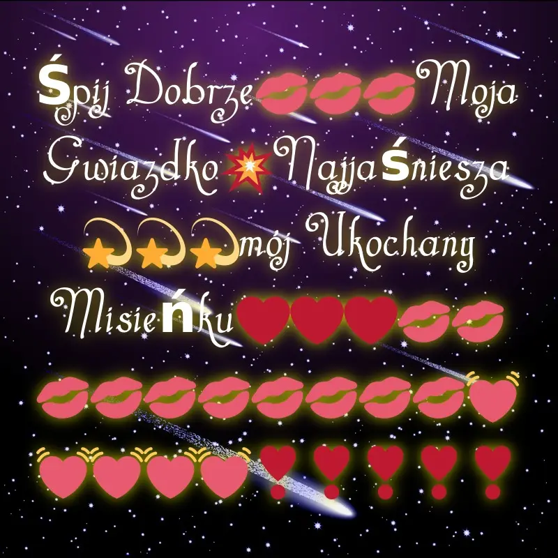 Condolence image of Dobrej Nocki Ukochany Misieńku❤️❤️❤️