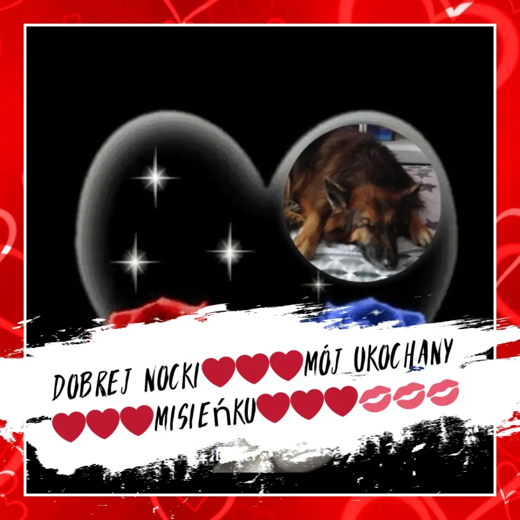 Condolence image of Dobrej Nocki Ukochany Misieńku❤️❤️❤️