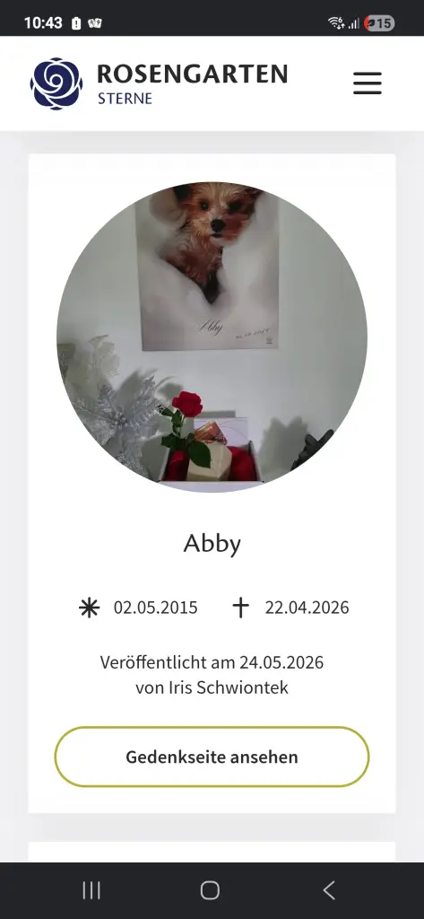 Condolence image of Iris Schwiontek