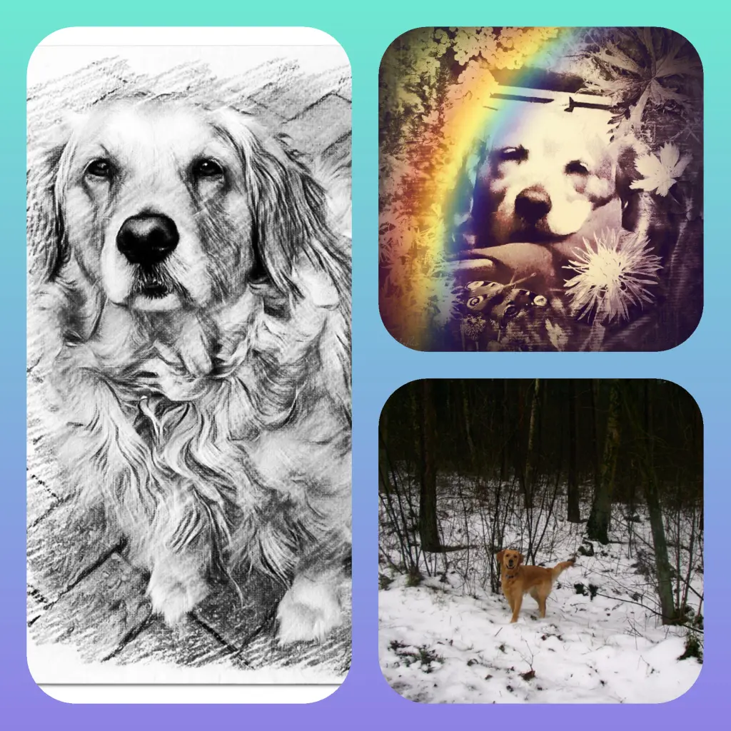 Andachtsbild von Ellen mit Lina ♥️