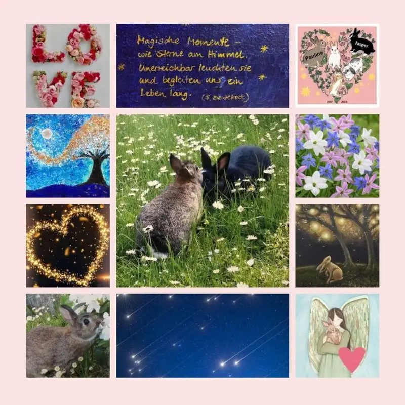 Andachtsbild von Danke von Pauline und Drina