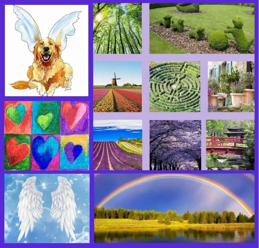 Andachtsbild von Rosen für Paula 