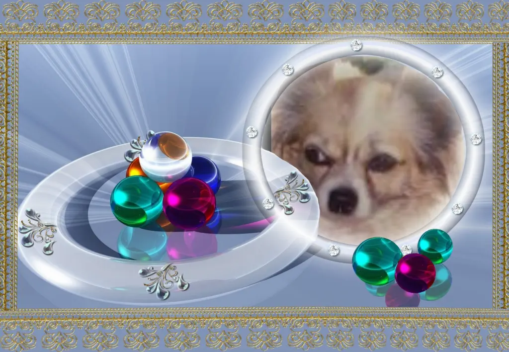 Andachtsbild von Klaudia mit Misiu❤❤❤Ganz Tief im Herzen❤