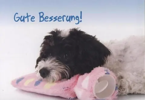 Andachtsbild von Kathrin mit Susi im Herzen