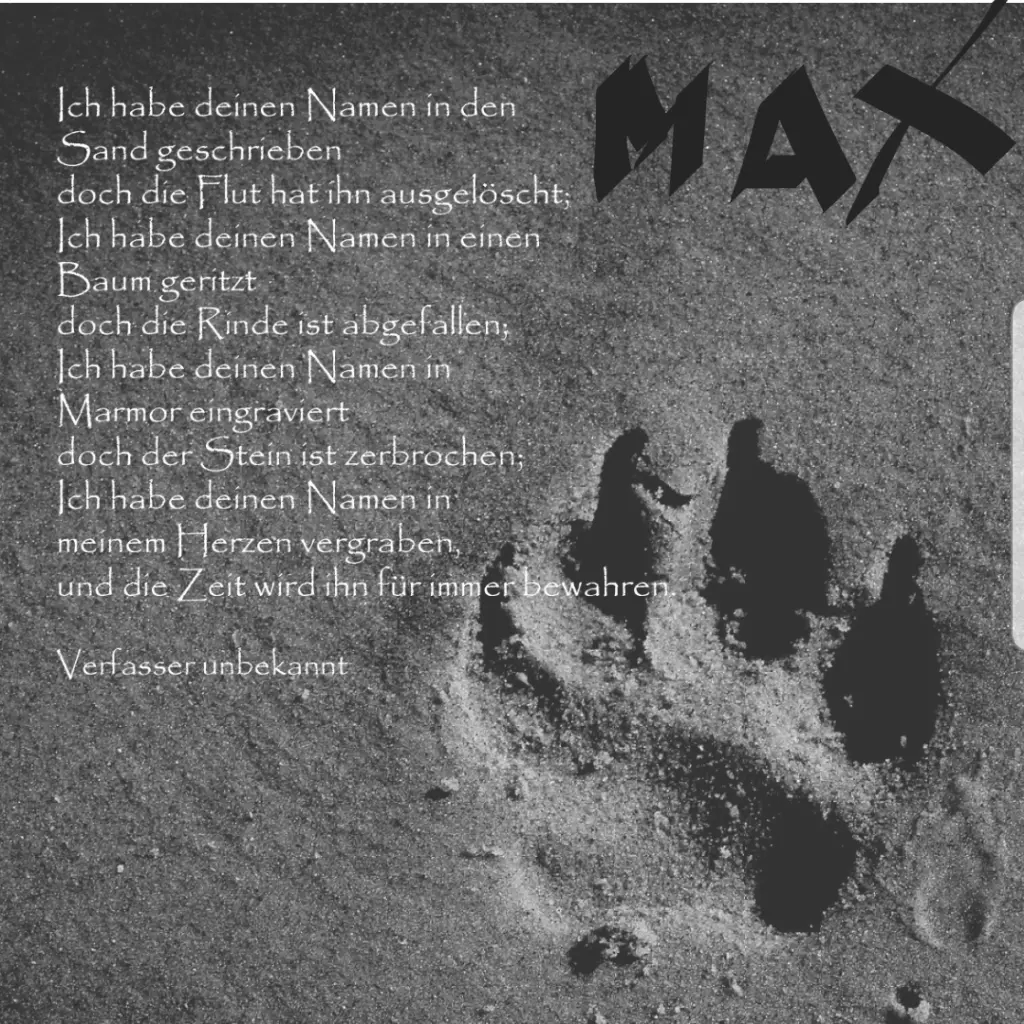 Andachtsbild von Mama ❤️