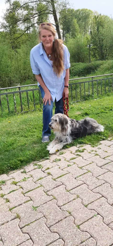 Hier sind wir zwei an der Diepentalsperre .