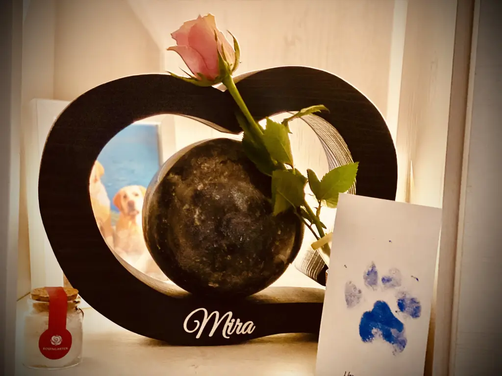 Andachtsbild von Moni mit Mira