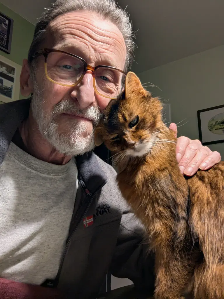 wir beiden Oldies  🥰😽