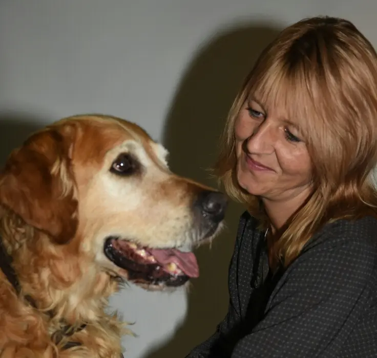 Andachtsbild von Micha mit Cäsar im Herzen