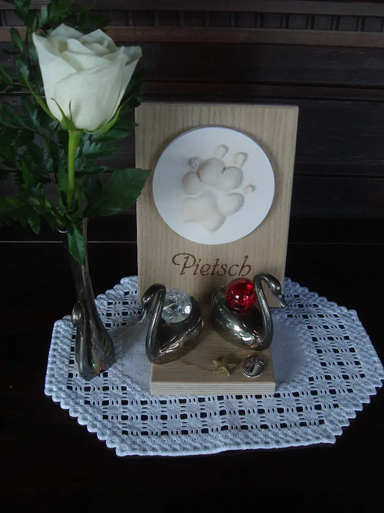 Andachtsbild von Marlies mit Pietsch im Herzen