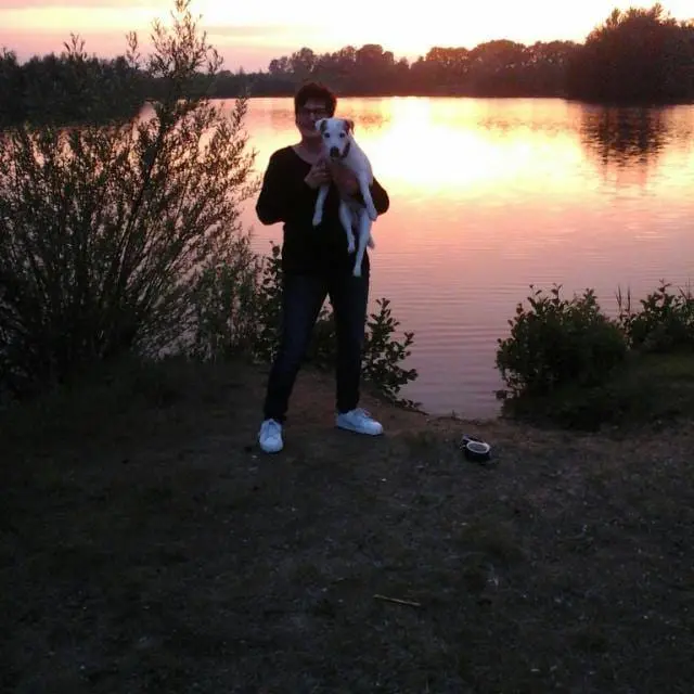 Andachtsbild von Kerstin mit Gismo im Herzen 