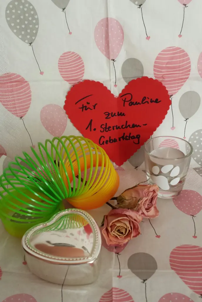 Andachtsbild von Ilse mit Jule, Gismo, Fee und Minna tief im Herzen