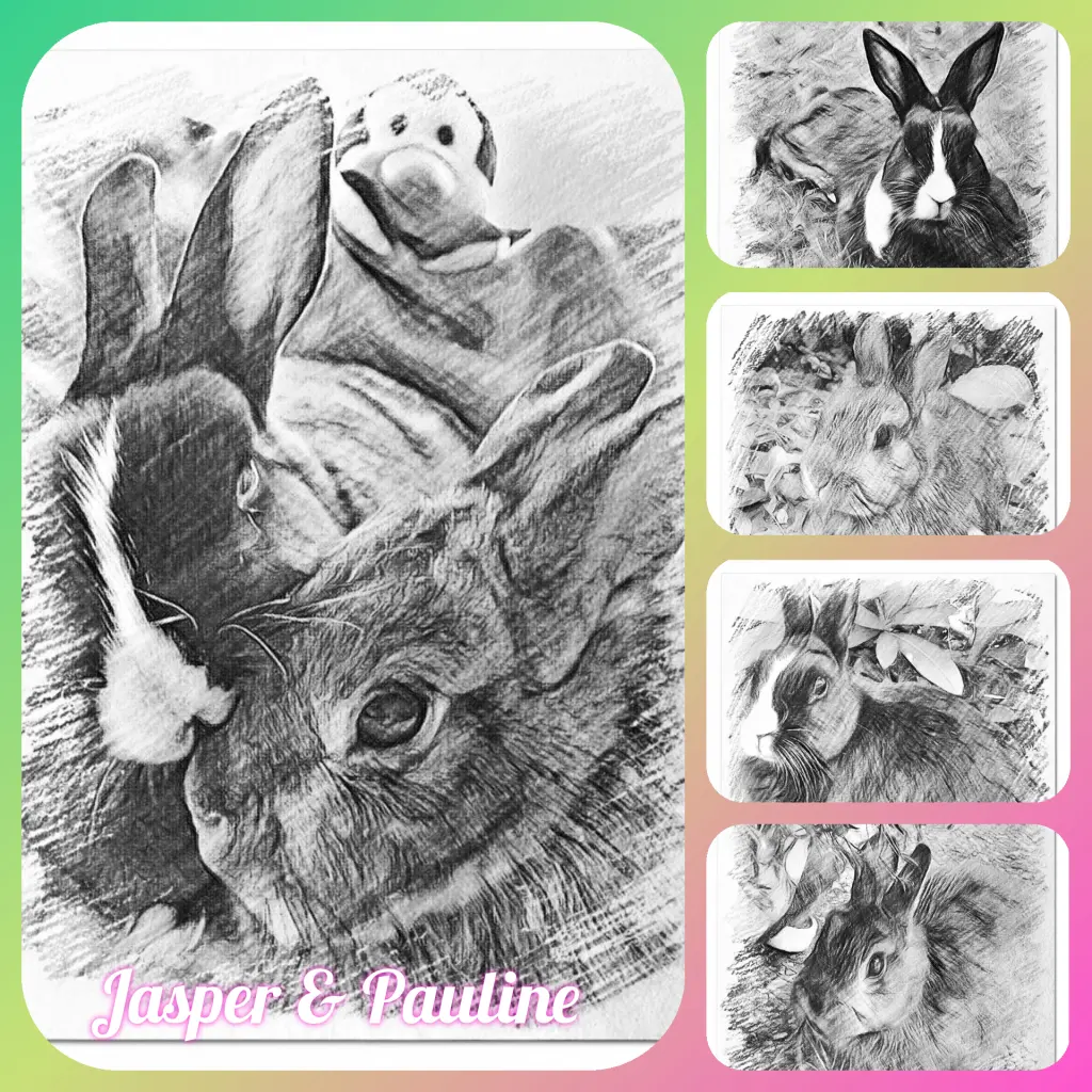 Andachtsbild von Ellen mit Lina ♥️