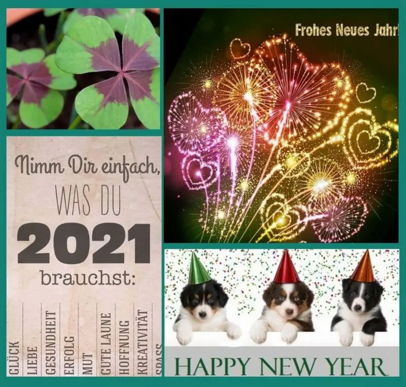 Andachtsbild von Sretna Nova Godina