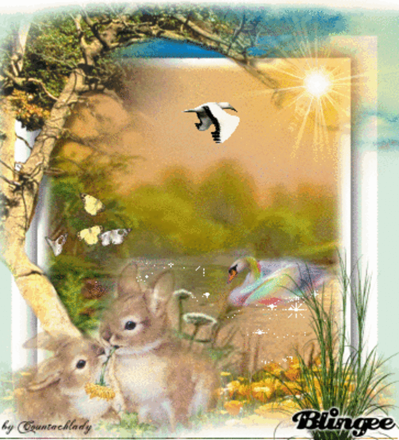 Andachtsbild von Brigitte mit Nelly, Benny und Axel im Herzen