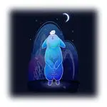 Andachtsbild von Sabine mit Kaspar tief im Herzen