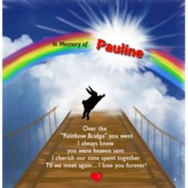 Andachtsbild von Tanja mit Timmy im Herzen