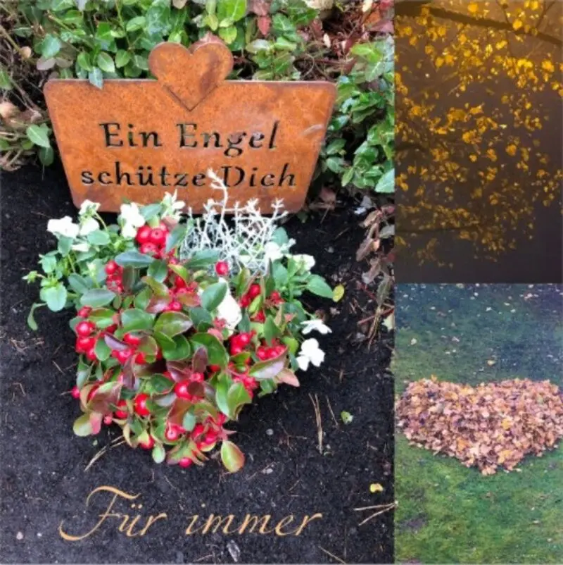 Andachtsbild von Marika mit Balou & Hippo im Herzen