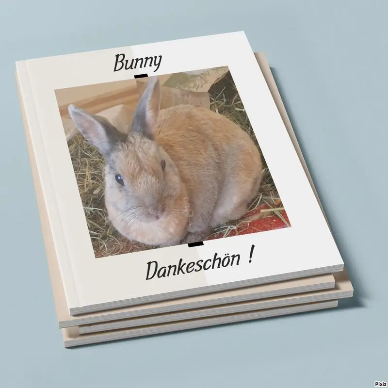 Andachtsbild von Patricia mit Bunny 