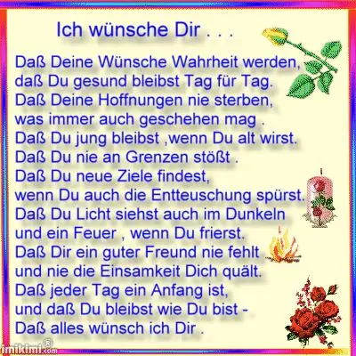 Andachtsbild von Rosen zum besonderen Tag