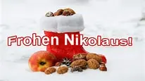 Andachtsbild von der Nikolaus war da - hurra