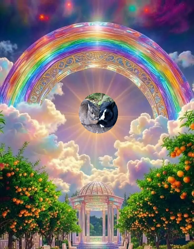Condolence image of ❤️🐰⭐️🌈🙏🙏🙏🌹🌹🌹