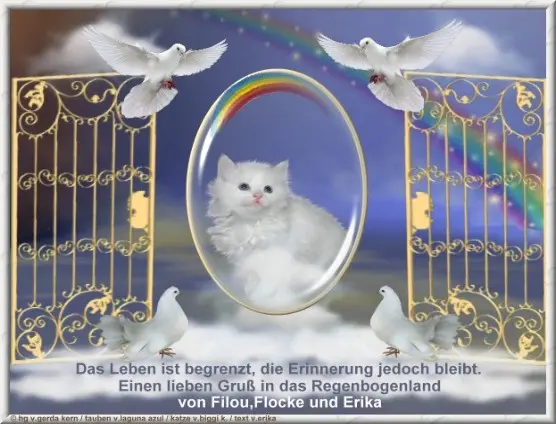 Andachtsbild von Erika mit Fil u.Flo