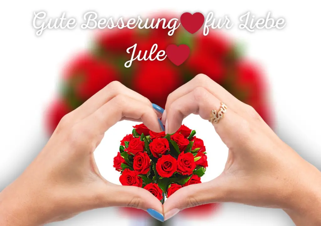 Condolence image of HoffnungsRosen fur Jule❤️