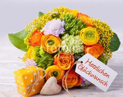 Andachtsbild von Geburtstagsrosen für Cora